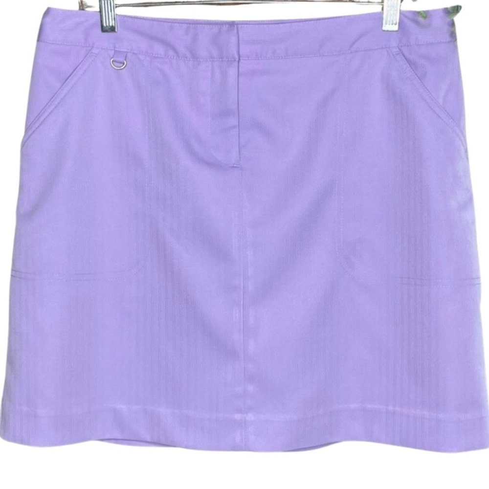 Izod Cool FX Purple Performance Skort. Size 8 Lined with matching shorts